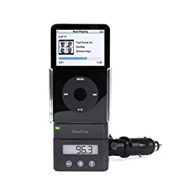 Griffin RoadTrip FM Transmitter and Car Charger for iPod (Black)