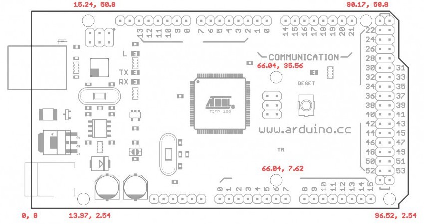 arduino mega 2560 pinout chip name