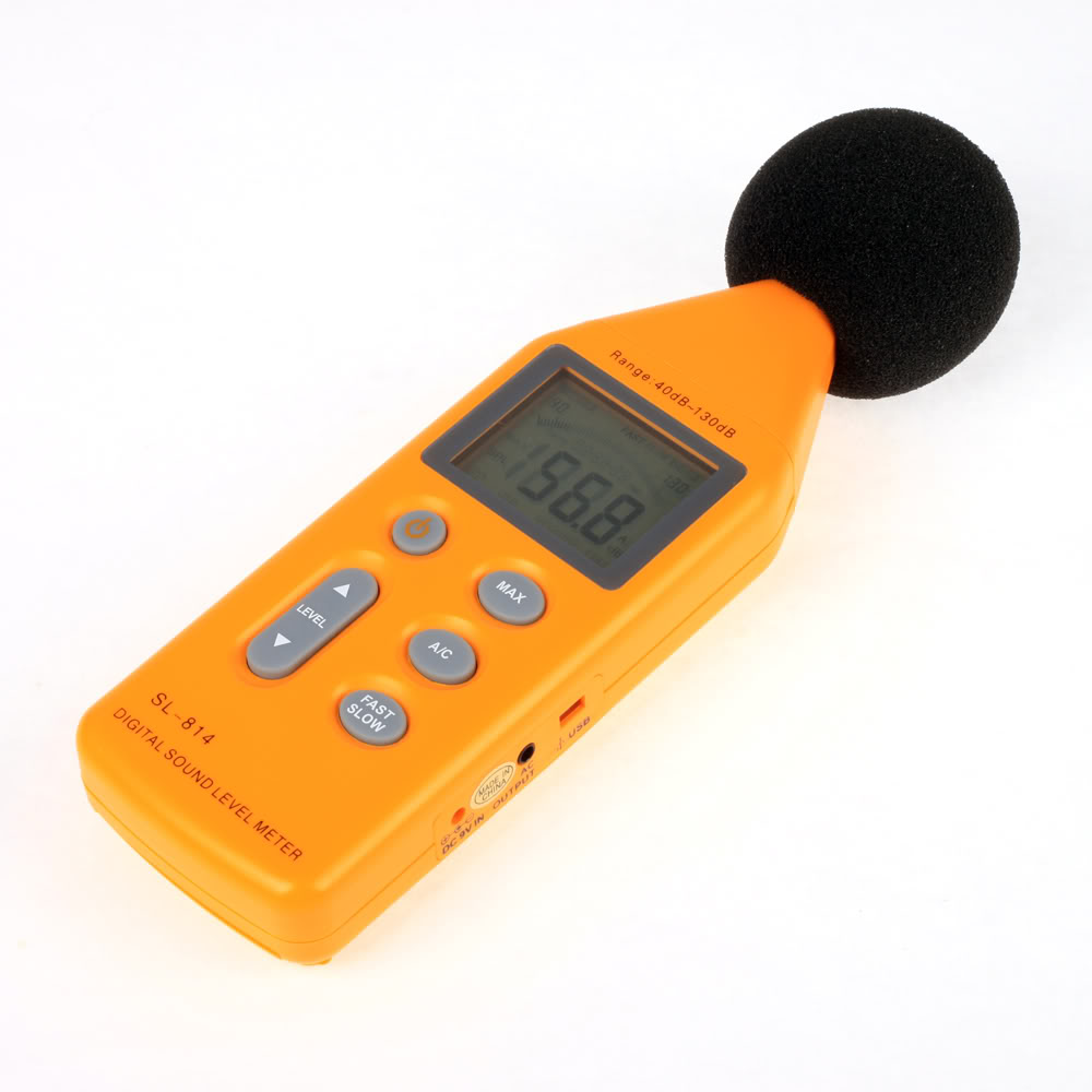 Instrumento de medición de ruido Medidor de sonido de decibelios digital  Medidor de temperatura Humedad