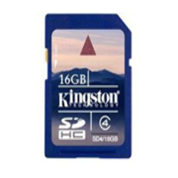 Memoria SD 16GB Kingston SDHC Class 4