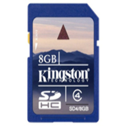 Memoria SD 8GB Kingston SDHC Class 4