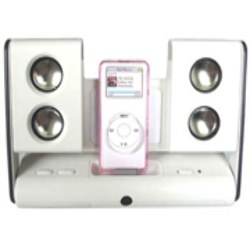 Parlante para iPod con cargador, Mp3, Mp4, PC, CD, etc.