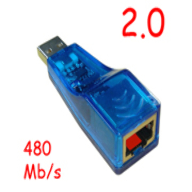 Adaptador de Red Ethernet USB A LAN 10/100 2.0 480Mbps