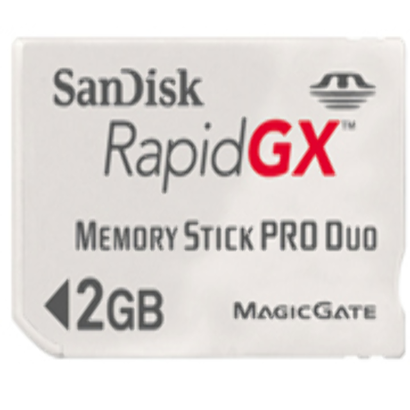 Sandisk Gaming RapidGX Memory Stick Pro Duo 2GB + Lector USB