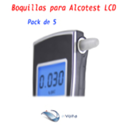 Pack de 5 Boquillas para Alcotest LCD de Alta Calidad