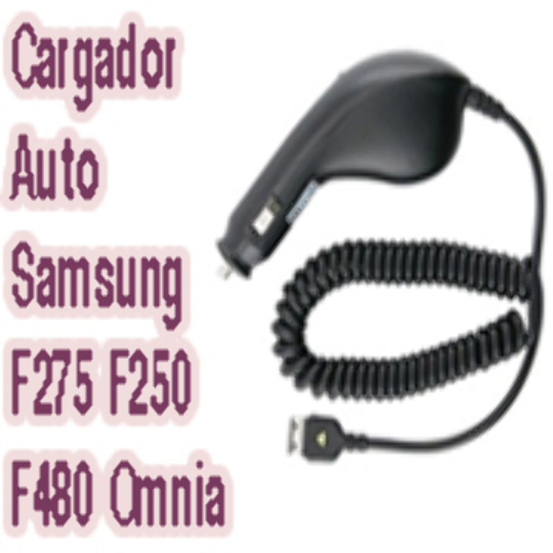 Cargador Auto Samsung F275 F250 F480 Omnia