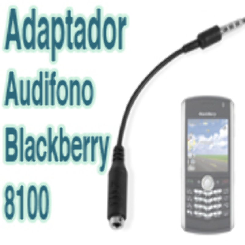 Adaptador Audifonos 3.5mm BlackBerry 8100 8800 8350