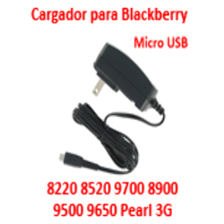Cargador de Casa Micro USB para Blackberry Curve Storm Bold
