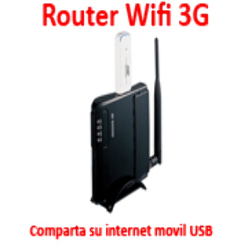 Router Wifi Inalámbrico Gateway 3G USB 54Mbps