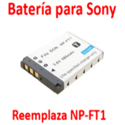 Batería Reemplaza Sony NP-FT1 para DSC-T1 T10 T33 M1