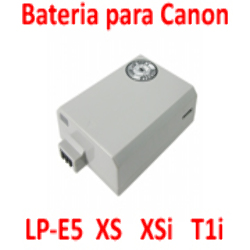 Batería Reemplaza Canon LP-E5 Rebel XS XSI T1i