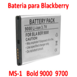 Batería Reemplaza Blackberry MS-1 Bold 9000 9700