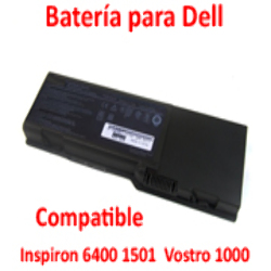 Bateria para Dell Inspiron 6400 1501 Vostro 1000 53Wh