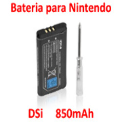 Bateria Recargable Para Game Boy Nintendo NDSi 3,7V 850Mah