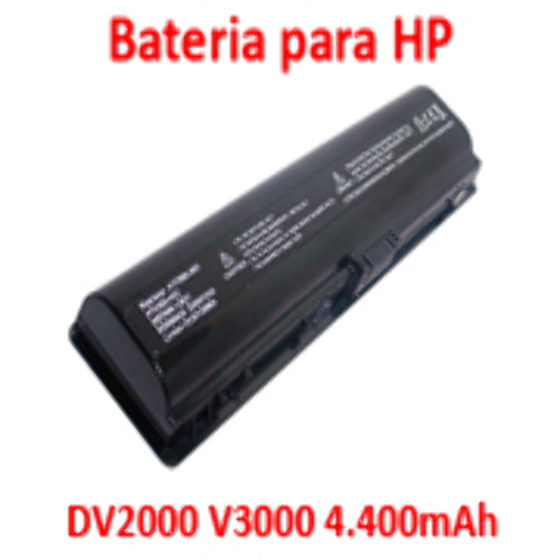 Bateria para HP Compaq 4400mAh DV2000 V3000 V6000 C700 F500 F700