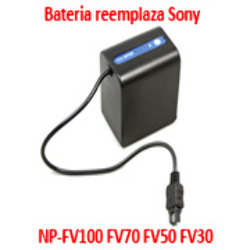 Batería Reemplaza Sony NP-FV100 NP-FV70 FV50 FV30