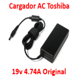 Cargador AC Original Toshiba 19V 4.74A A65 A75 P35