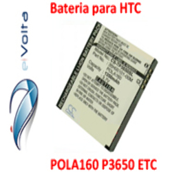 Batería para HTC POLA160 P3650 P3450 Touch Cruise O2 Xda