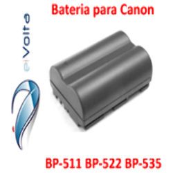 Batería reemplaza Canon BP-511 BP-522 BP-535