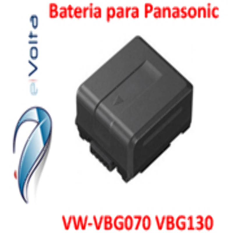 Batería reemplaza Panasonic VW-VBG070 VBG130 VBG260