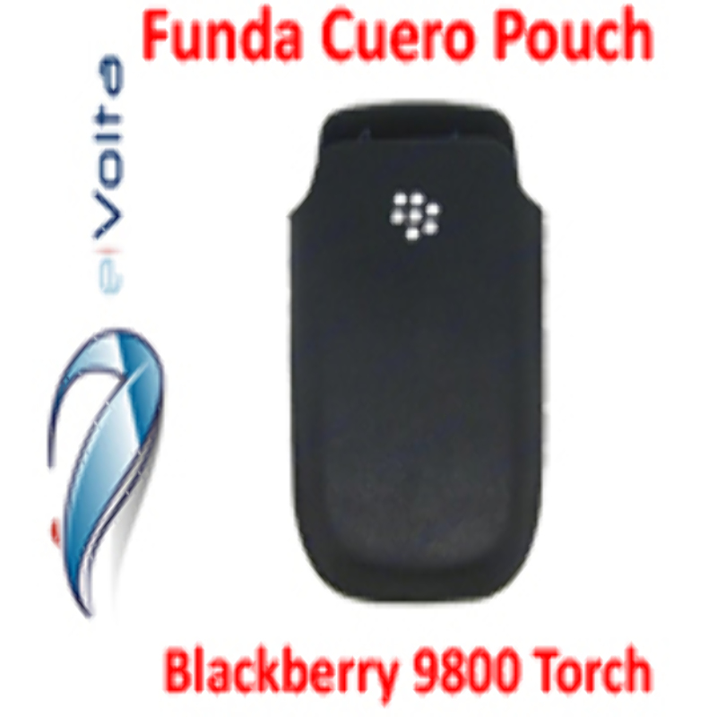 Funda de Cuero para Blackberry Torch 9800 con Sensor
