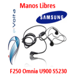 Manos Libres Samsung AAEP485DBE F250 Omnia S5230 U900