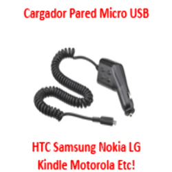Cargador de Auto Micro USB para HTC LG NOKIA SAMSUNG
