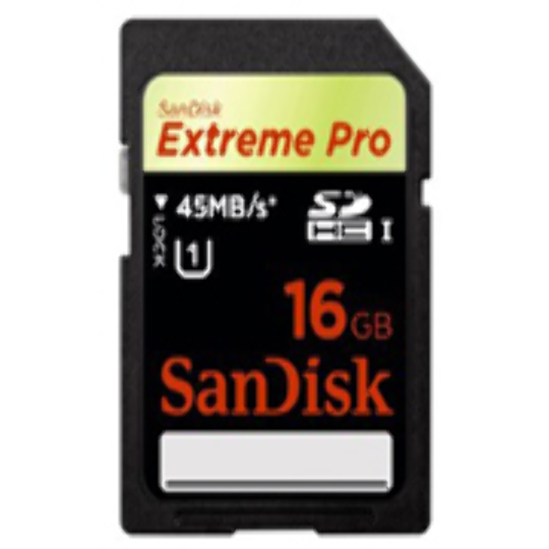 SD HC 16GB Sandisk Extreme Pro 45mb/s 300x UHS-I