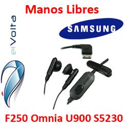 Manos Libres Samsung F250 F480 Omnia S5230 U900 Estereo