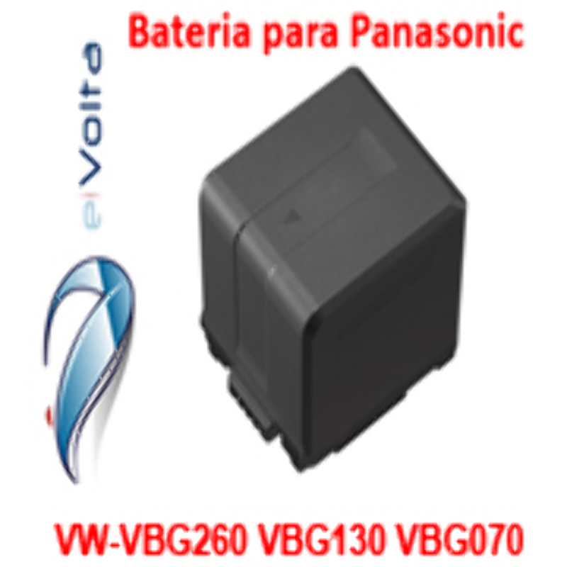 Batería reemplaza Panasonic VW-VBG070 VBG130 VBG260 2640mAh
