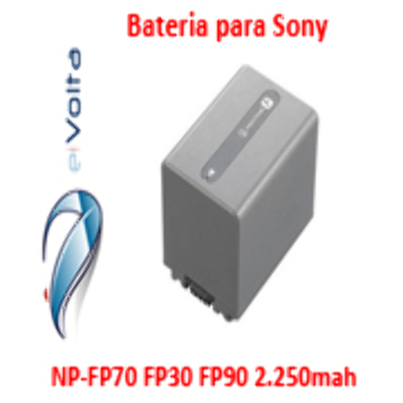 Batería reemplaza Sony NP-FP70 NP-FP30 NP-FP90 2.250mAh