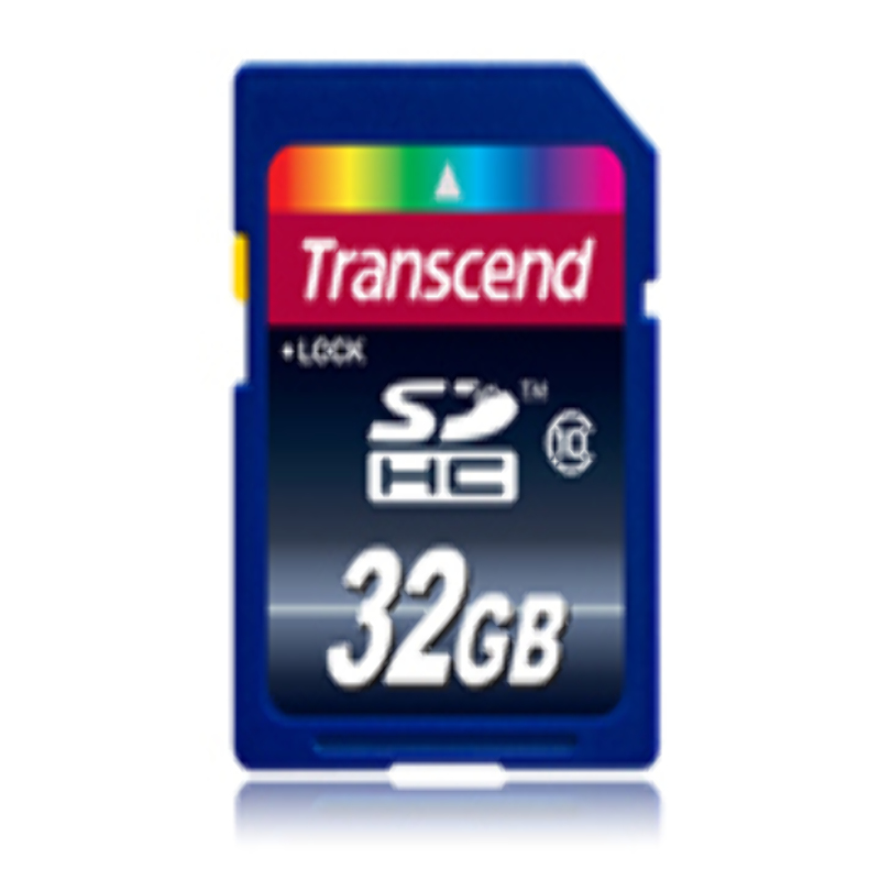 Memoria SD HC 32GB Transcend Clase 10 TS32GSDHC10