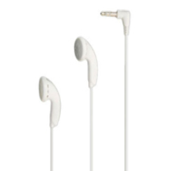 Audífonos Genéricos de plug 3,5mm Blancos para iPod Mp3 Mp4 Etc