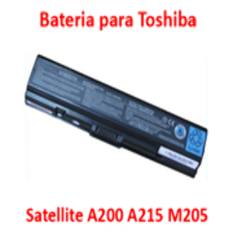 Bateria para Toshiba Satellite A200 A215 M205 PA3534U-1BAS