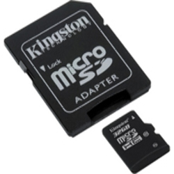 Memoria Micro SD HC 32GB Kingston clase 10 + Adaptador SD