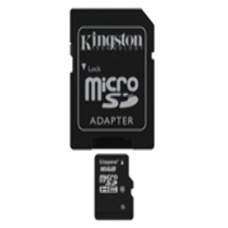 Memoria Micro SD HC 16GB Kingston c.10 + Adaptador SD
