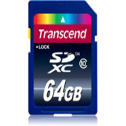 Memoria SD HC XC 64GB Transcend TS64GSDXC10