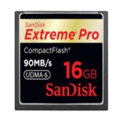 Compact Flash 16GB Sandisk Extreme Pro UDMA 90MB/s 600x
