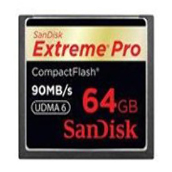 Compact Flash 64GB Sandisk Extreme Pro UDMA 90MB/s 600x