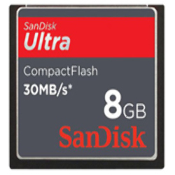 Compact Flash 8GB Sandisk Ultra 30MB/s