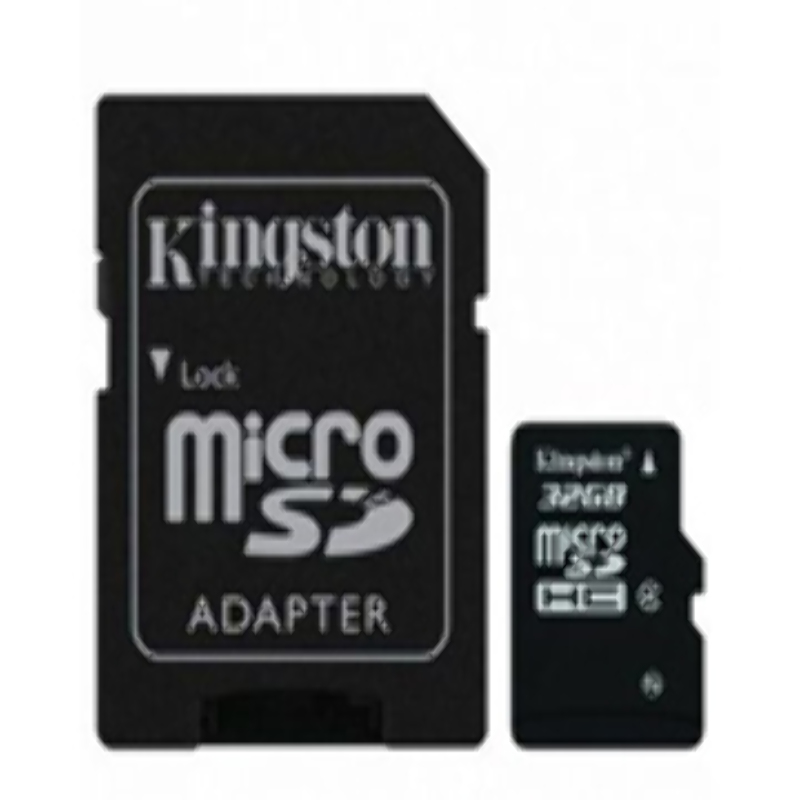 Memoria Micro SD HC 32GB Kingston + Adaptador SD