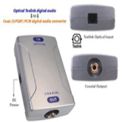 Conversor Señal Audio Digital Toslink Optica A Digital Coaxial A