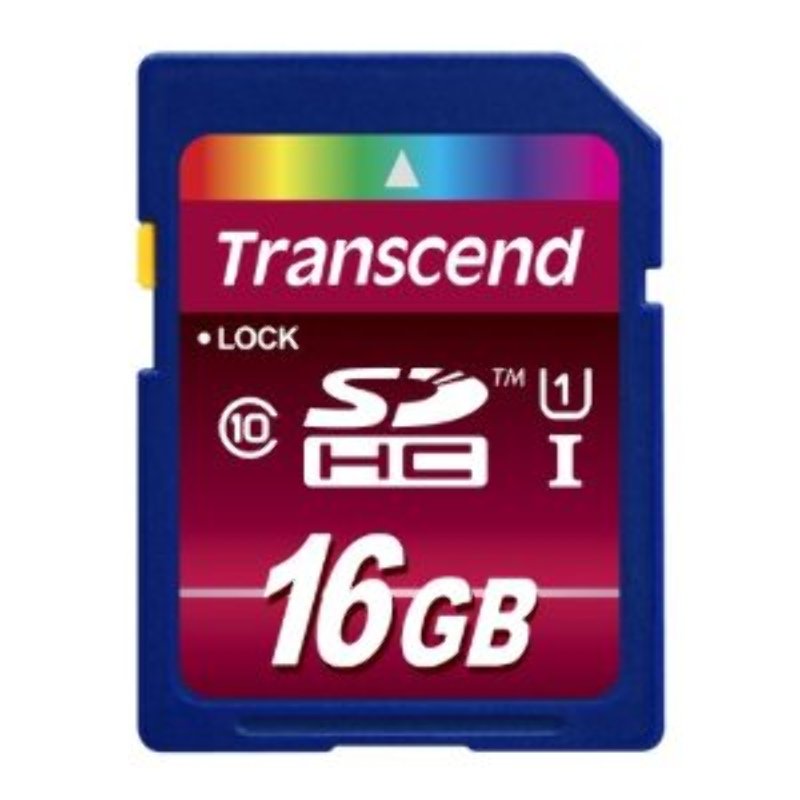 SD 16GB Clase 10 UHS-I 3.01 Transcend