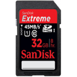 SD HC 32GB UHS-I 45MB/s* SanDisk Extreme