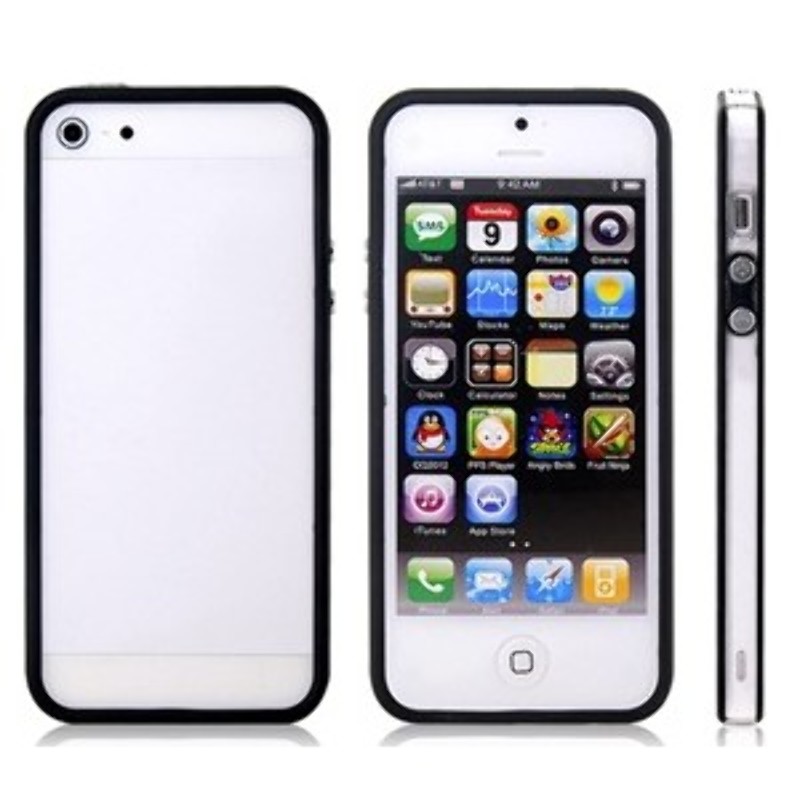 Bumper iPhone 5 Negro Blanco