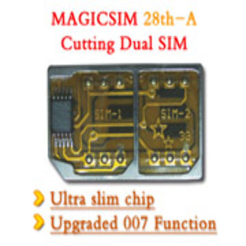 Dual SIM Magicsim 28th Adaptador Soporta 3G Cut Model Android