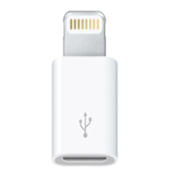 Adaptador Lightning a Micro USB iPhone 7 6s 6 iPad Mini iPod