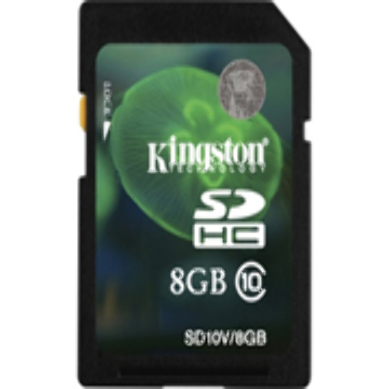 Memoria SD HC 8GB Kingston Clase 10 SD10V/8GB