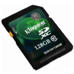 Memoria SD HC 128GB Kingston Clase 10 SDX10V/128GB