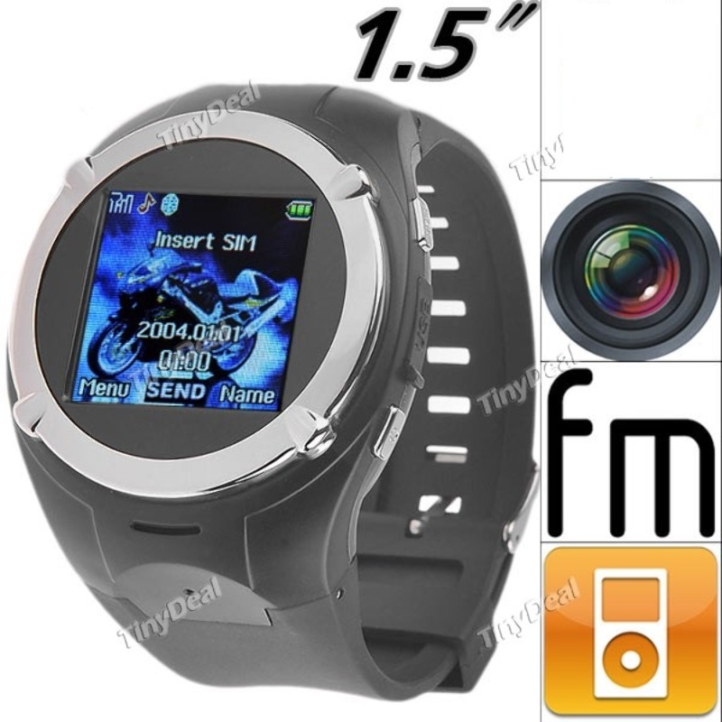 Reloj Celular MQ998 MP3 MP4 FM CAMARA